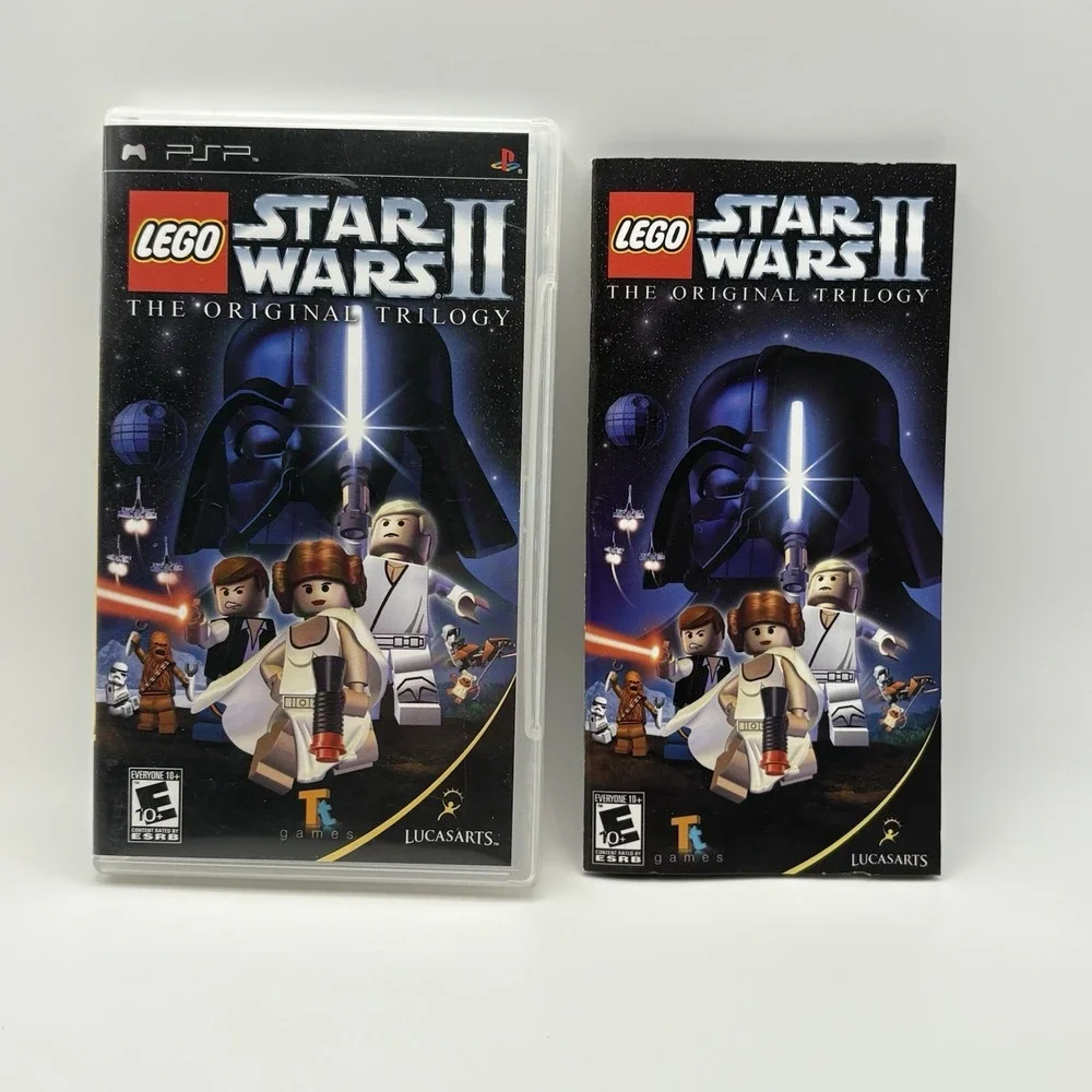 Lego Star Wars II The Original Trilogy (Sony PSP) CASE + MANUAL ONLY Replacement